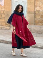 سرافون لینن گلدوزی شده | سارافون کد 1493 - Image 6