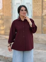 تونیک الیاف دکمه دار | تونیک کد 1495 - Image 10