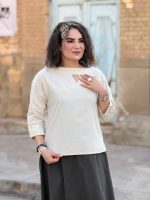 تونیک یقه قایقی |تونیک کد 1496 - Image 2