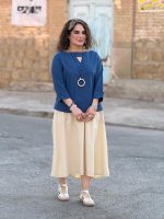 تونیک یقه قایقی |تونیک کد 1496 - Image 7