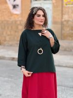 تونیک یقه قایقی |تونیک کد 1496 - Image 6