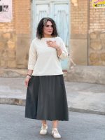 تونیک یقه قایقی |تونیک کد 1496 - Image 8