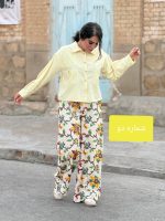 شلوار لینن شماره دوزی شده |شلوار کد 1499 - Image 5