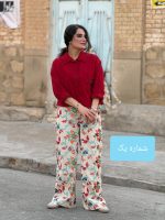 شلوار لینن شماره دوزی شده |شلوار کد 1499 - Image 6