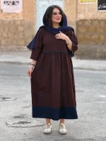 پیراهن لینن گلدوزی شده |پیراهن کد 1501 - Image 7
