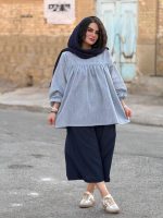 تونیک عروسکی لینن | تونیک کد 1502 - Image 6