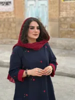 کفتان لینن گلدوزی شده | کفتان کد 1507 - Image 6