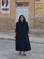 کفتان لینن گلدوزی شده | کفتان کد 1507 - Image 8