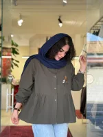 تونیک لینن گلدوزی شده |تونیک کد 1509 - Image 2