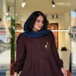 تونیک لینن گلدوزی شده |تونیک کد 1509