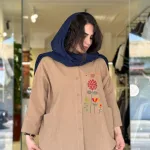 تونیک لینن گلدوزی شده | تونیک کد1511
