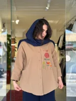 تونیک لینن گلدوزی شده | تونیک کد1511