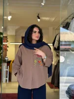 تونیک لینن گلدوزی شده | تونیک کد1511 - Image 3