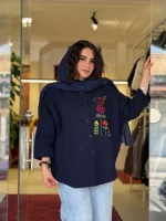 تونیک لینن گلدوزی شده | تونیک کد1511 - Image 7