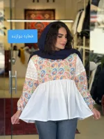 تونیک لینن عروسکی |تونیک کد 1512 - Image 14