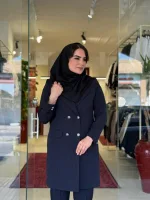 مانتو شلوار فاستونی دیپلمات اداری | کد 1513 - Image 4