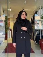 مانتو شلوار فاستونی دیپلمات اداری | کد 1513 - Image 8
