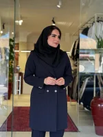 مانتو شلوار فاستونی دیپلمات اداری | کد 1513 - Image 7