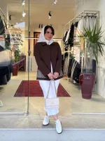 کت گاباردین شماره دوزی شده | کت کد 1514 - Image 5