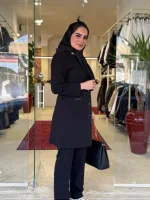 مانتو و شلوار فاستونی اداری | کد 1515 - Image 4