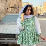 تونیک عروسکی ژاکارد آبری |تونیک کد 1524