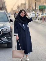 کت بلند بزیاق با طرح گلدوزی |کد 1527 - تصویر 6