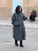 پالتو شال دار گلدوزی شده | پالتو کد 1531 - تصویر 4
