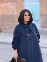 پالتو شال دار گلدوزی شده | پالتو کد 1531 - تصویر 5