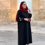 پیراهن گلدوزی شده زمستانه |کد 1536